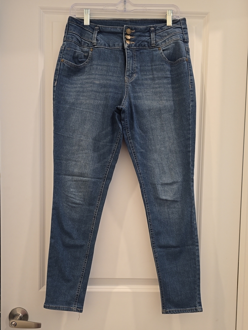 d. jeans Skinny Blue Mid-Rise Women's Jeans